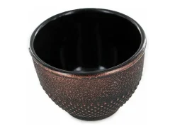 Vajilla^2 vasos de hierro fundido y bronce - 0,15 L Negro