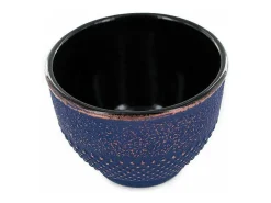 Vajilla^2 vasos de hierro fundido y bronce - 0,15 L Azul