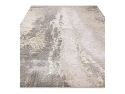 Alfombra abstracta - 120x170cm - oro, gris, beige - Aurora Cliff Dorado