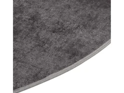 Alfombra antideslizante lavable φ120 cm gris