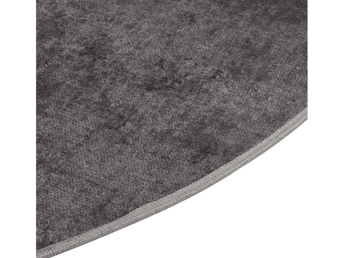 Alfombra antideslizante lavable φ120 cm gris