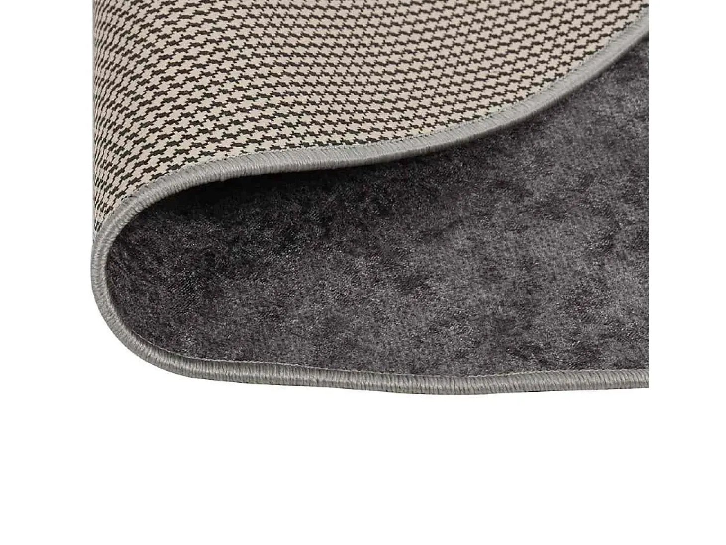 Alfombra antideslizante lavable φ120 cm gris