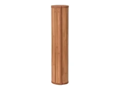 Alfombra cuadrada natural 100x100 cm bambú Marru00f3n