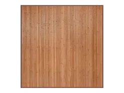 Alfombra cuadrada natural 100x100 cm bambú Marru00f3n