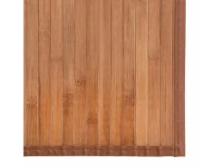 Alfombra cuadrada natural 100x100 cm bambú Marru00f3n