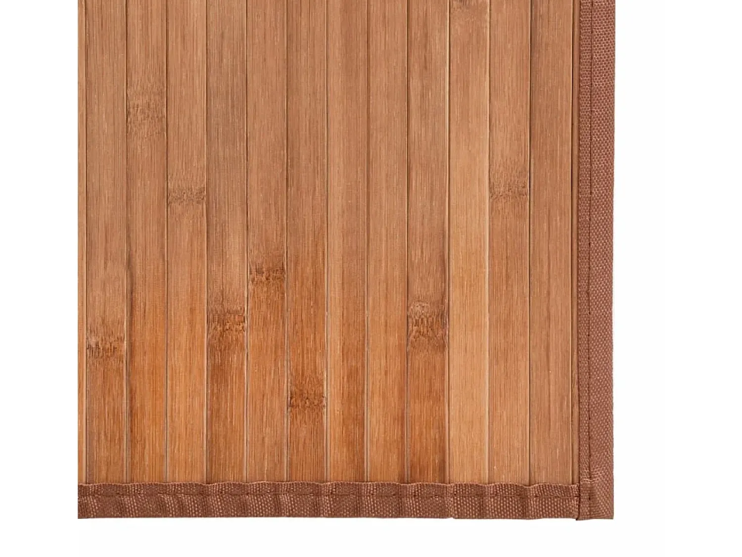 Alfombra cuadrada natural 100x100 cm bambú Marru00f3n