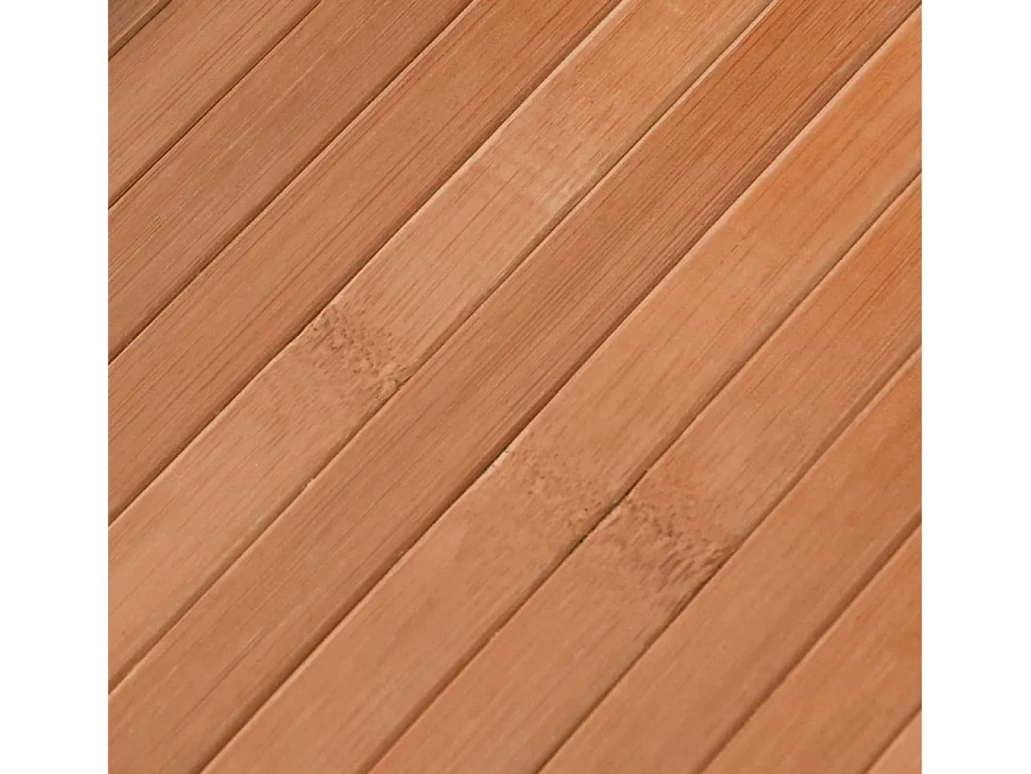 Alfombra cuadrada natural 100x100 cm bambú Marru00f3n