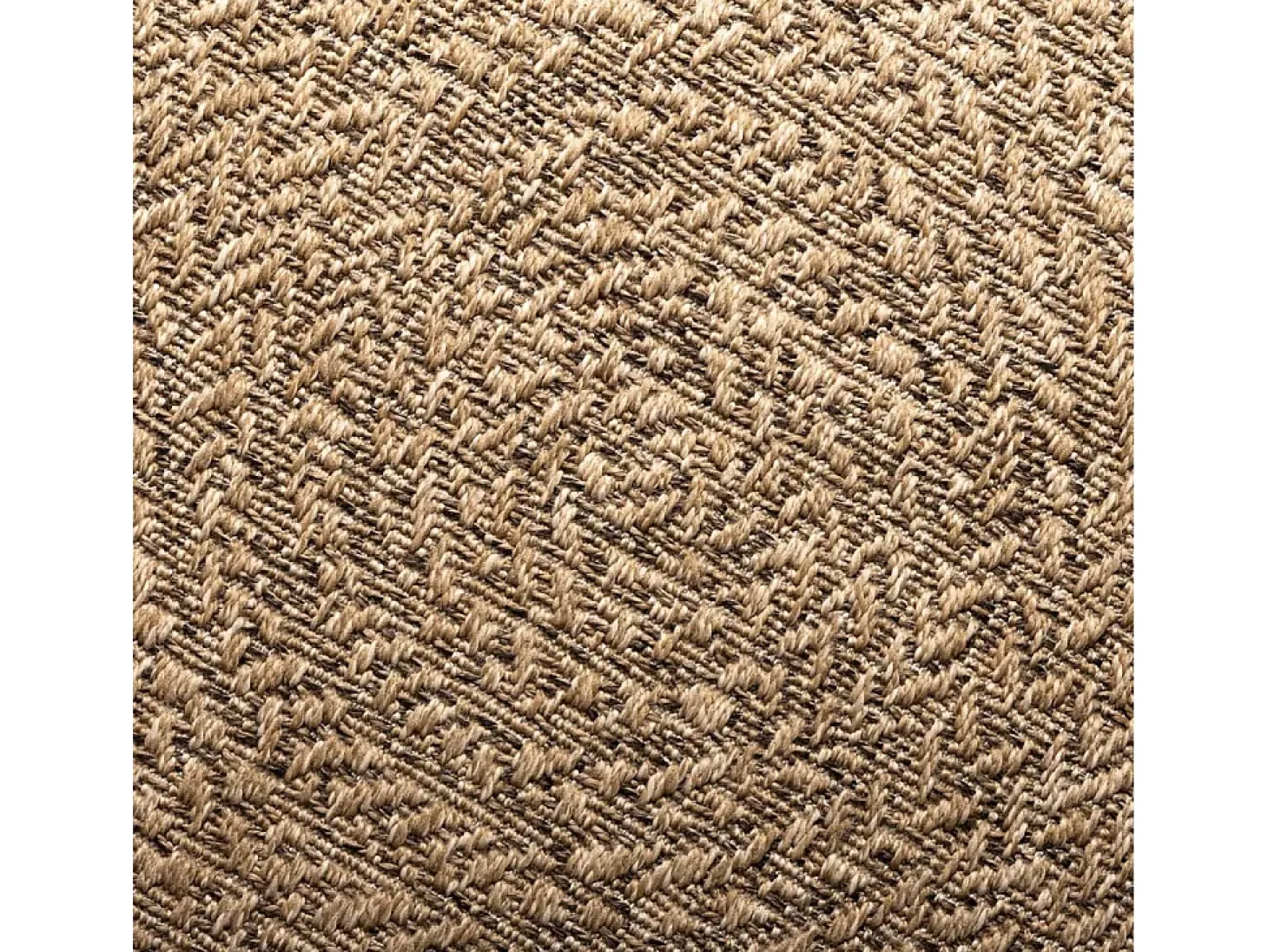 Alfombra de 160 cm con aspecto de yute, para interior y exterior