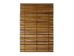 Alfombra de acacia para el baño, 80 x 50 cm ES187778