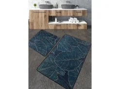Sale Alfombra de baño Set (2 piezas) Zeleno Multicolor