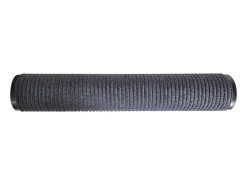 Alfombra de entrada PVC gris 90x120 cm ES678589