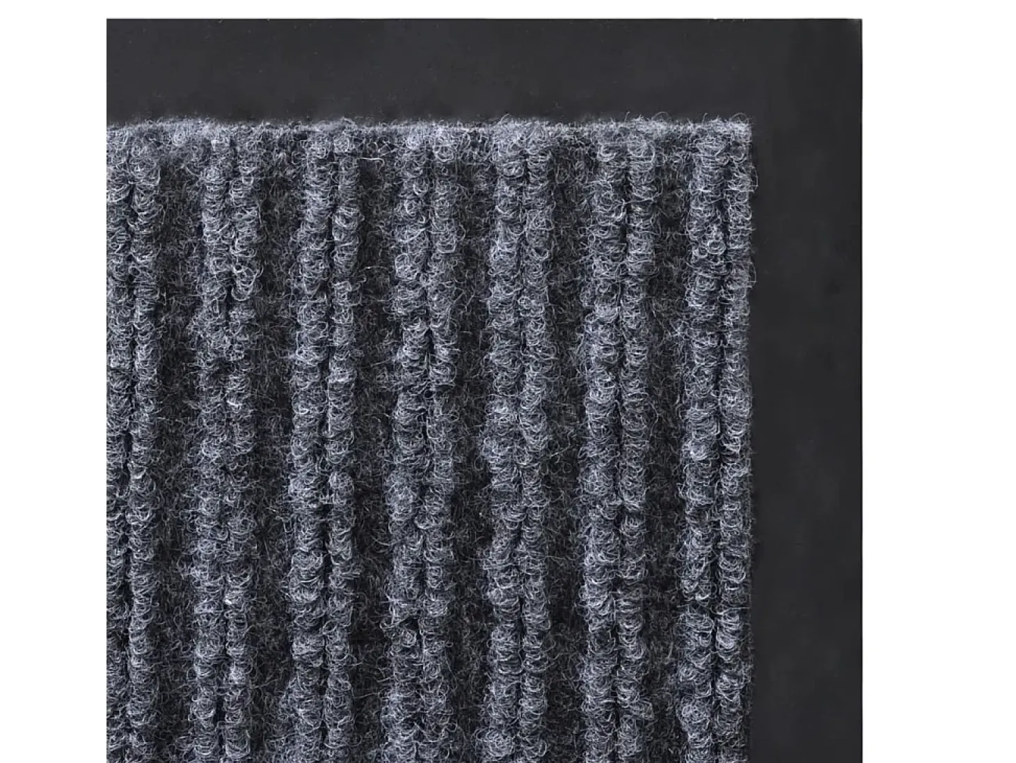 Alfombra de entrada PVC gris 120x180 cm ES723337