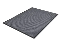 Alfombra de entrada PVC gris 120x180 cm ES723337