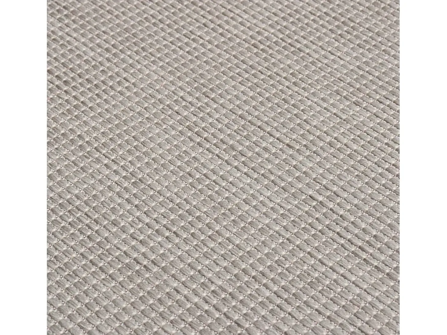 Alfombra de exterior de tejido plano gris taupe 140x200 cm