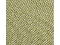 Alfombra de exterior de tejido plano verde 140x200 cm