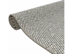 Outlet Clicnbuy Alfombra de pasillo con aspecto de sisal gris taupe 50x150 cm Topo