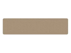 Alfombra de pasillo con aspecto de sisal color arena 50x200 cm