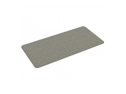 Alfombra de pasillo con aspecto de sisal plateada 50x100 cm ES313404 Plateado