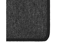 Alfombra de pasillo gris antracita 50x200 cm