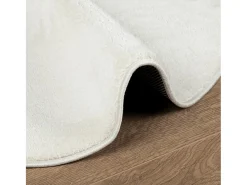 Alfombra de pelo corto OVIEDO crema Ø 160 cm