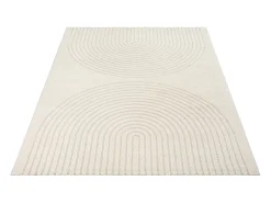 the carpet Alfombra De Salón^Alfombra Elisa Diseño Geométrico, , 200 x 280 cm Crema