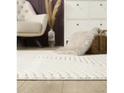 the carpet Alfombra De Salón^Alfombra Everest Modern 3D alto-bajo - - 160 x 230 cm Crema