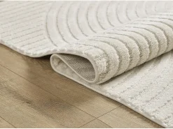 the carpet Alfombra De Salón^Alfombra Everest Modern 3D alto-bajo - - 160 x 230 cm Crema