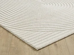 the carpet Alfombra De Salón^Alfombra Everest Modern 3D alto-bajo - - 160 x 230 cm Crema