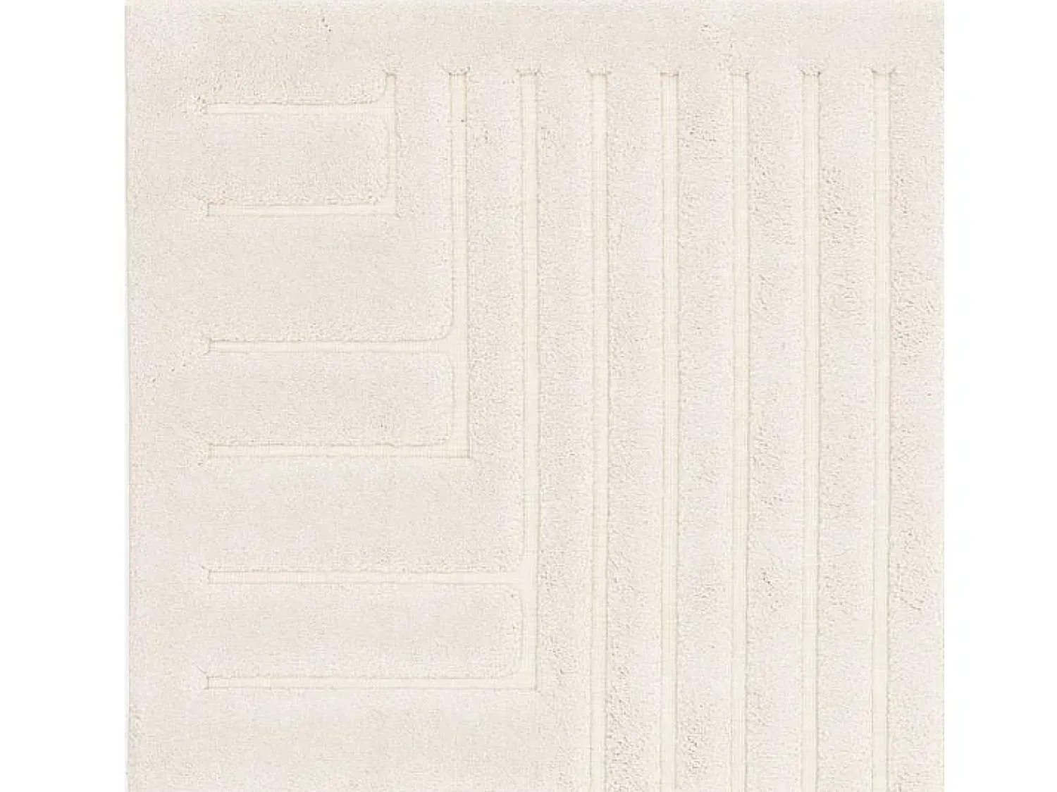 Discount Alfombra geométrica - 120x170cm - crema - Valley Connection Blanco roto