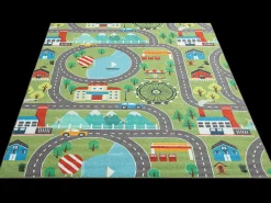 New the carpet Alfombra Happy Life Juego - - 100x200 cm Verde