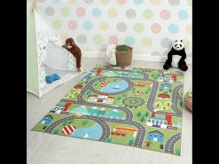 Alfombra Happy Life Juego - Verde - 200x290 cm