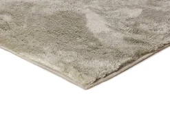 Alfombra interior - shaggy liso - piedra - 80 x 150 cm - ROMA