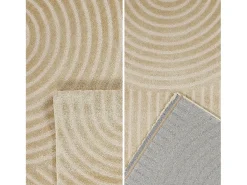Alfombra interior motivo arcos beige