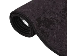 Alfombra lavable antideslizante gris antracita 80x150 cm