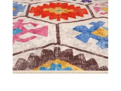 Alfombra lavable antideslizante multicolor 80x150 cm
