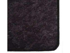 Alfombra lavable antideslizante gris antracita 190x300 cm