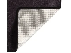 Alfombra lavable antideslizante gris antracita 190x300 cm