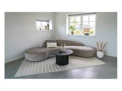 Clearance ebuy24 Alfombra marfil tejida a mano 160 x 230 cm Blanco