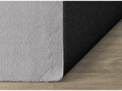 the carpet Alfombra De Salón|Alfombra Redonda^Alfombra pelo corto lavable antideslizante - - 160 cm Redondo - RELAX Gris