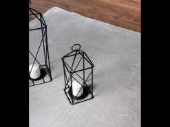 the carpet Alfombra De Salón|Alfombra Redonda^Alfombra pelo corto lavable antideslizante - - 200 cm Redondo - RELAX Gris