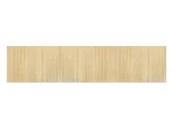 Online Clicnbuy Alfombra rectangular bambú color natural claro 70x300 cm Beige