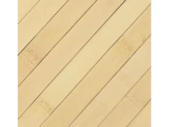 Online Clicnbuy Alfombra rectangular bambú color natural claro 70x100 cm Beige