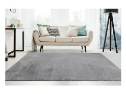 Alfombra 110x60cm, diseño E005N color gris - Confort y elegancia para su interior.