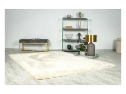 Sale Meublorama Alfombra 170x120cm, diseño G008R color - Confort y elegancia para su interior. Marfil
