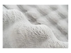Alfombra 170x120cm, diseño H008Y color plata - Confort y elegancia para su interior.