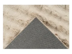 Discount Meublorama Alfombra 150x80cm, diseño H008Y en color - Confort y elegancia para su interior. Beige