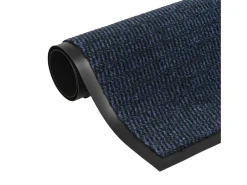Outlet Alfombras de entrada rectangulares de nudo 2 uds 80x120 cm ES119762 Azul