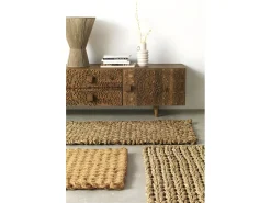 Discount Alfombrilla fibra de coco 45x75 cm Marru00f3n