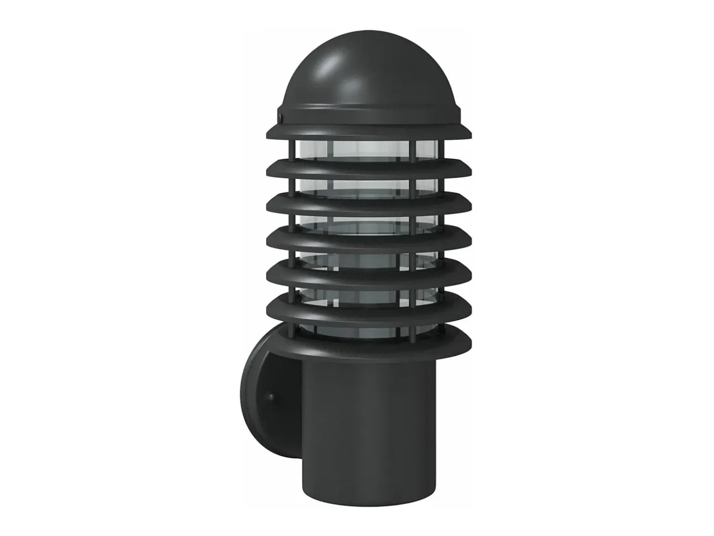 Aplique de exterior de acero inoxidable negro ES962101