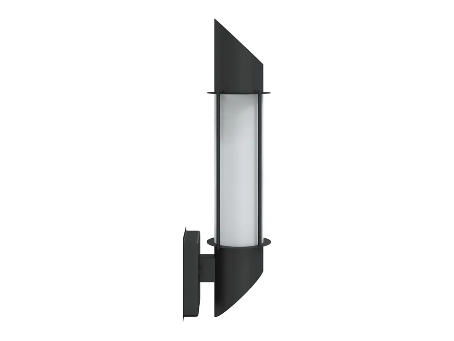 Aplique de exterior de acero inoxidable negro ES427194